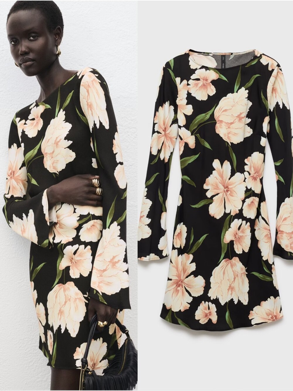 MANGO Floral Dress
